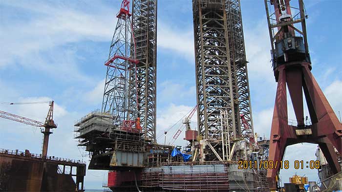 WOM India Installs Manifold on Aban Rig