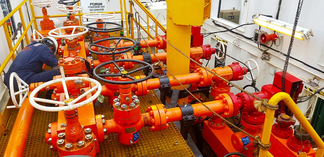 WOM is successfully completing a 5 Year Recertification of a Choke & Kill Manifold